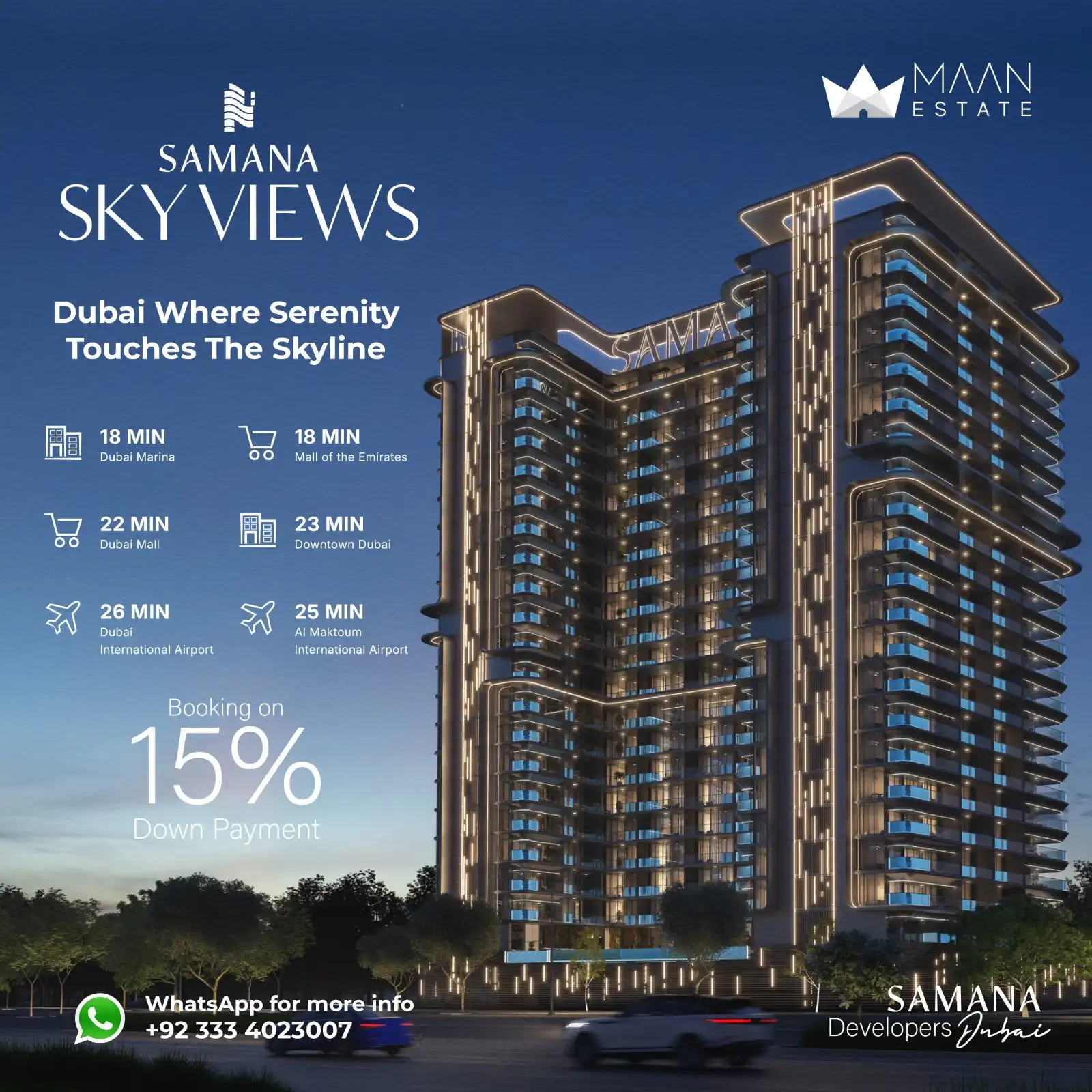 Samana Sky Views IMPZ Dubai – Stunning New Apartments with Private Pools